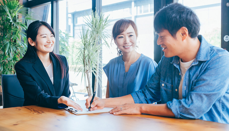 お客様のライフステージに応じた最適な暮らしを実現するためのお⼿伝いをさせていただきます