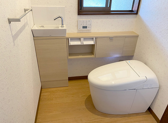 トイレリフォーム後